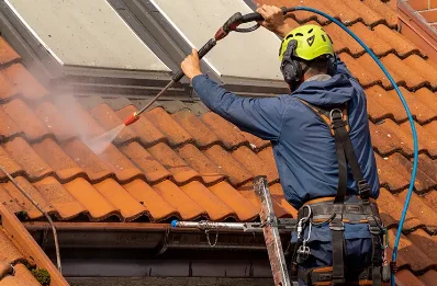 Démoussage et hydrofuge de toiture à Anderny